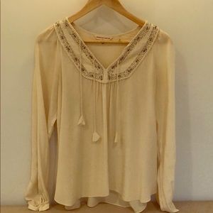 Rebecca Taylor silk peasant blouse